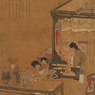 Wang Qiao, active 1657–80 China, Qing dynasty (1644–1912) Lady at Dressing Table, 1657 Ink and color on silk Gift of Ruth and Bruce Dayton 2002.4.5