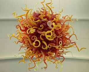 Chihuly's Kalamazoo Ruby Light
