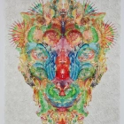 Wu Jian’an, Shapeshifting Deity 神人, 2020, hand-dyed and waxed paper-cut, cotton thread, paper. Courtesy of Chambers Fine Art and the artist.Wu Jian’an, Shapeshifting Deity 神人, 2020, hand-dyed and waxed paper-cut, cotton thread, paper. Courtesy of Chambers Fine Art and the artist.
