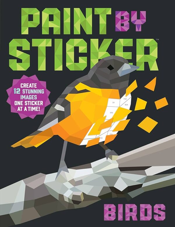 00123 PAINT BY STICKER BIRDS
