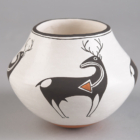 Emma Lewis Mitchell, Bowl, 2000, ceramic. Collection of the Kalamazoo Institute of Arts; Gift of friends in memory of Colleen Duncan, 2000.43.